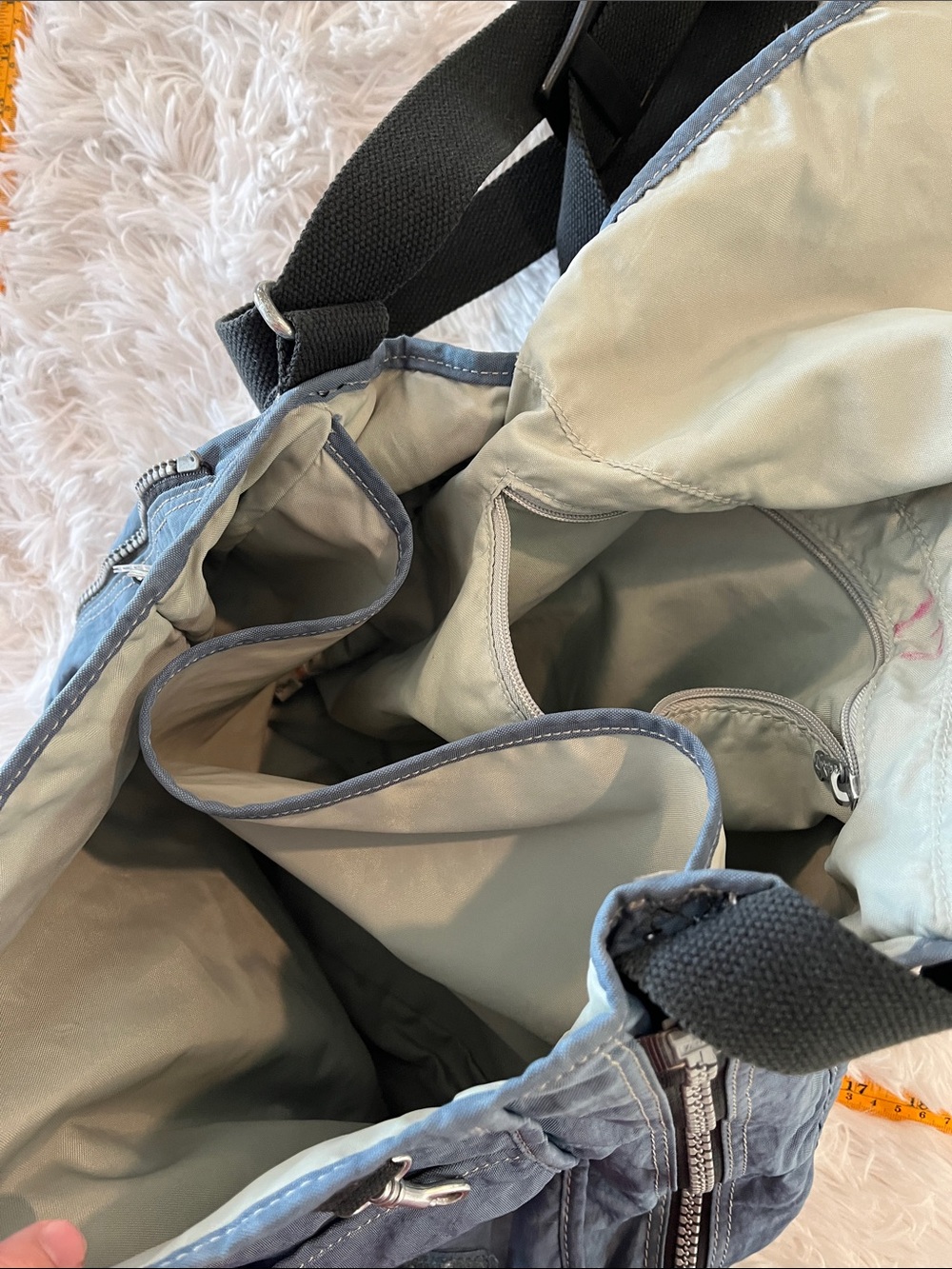 Kipling eleva nylon shoulder bag - Picture 7 of 8